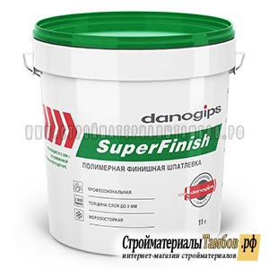 Шпатлевка SHEETROCK SuperFinish (11 л.) универсальная готовая, 18кг; 48 шт./пал